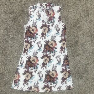 Floral Sleeveless Kids Dress
